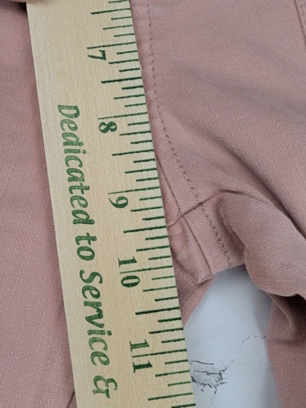 J.Crew Vintage Straight Cargo Pants Dusty Rose Pink Petite Size 26P - Picture 8 of 12